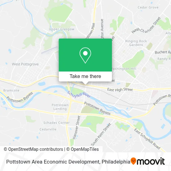 Pottstown Area Economic Development map