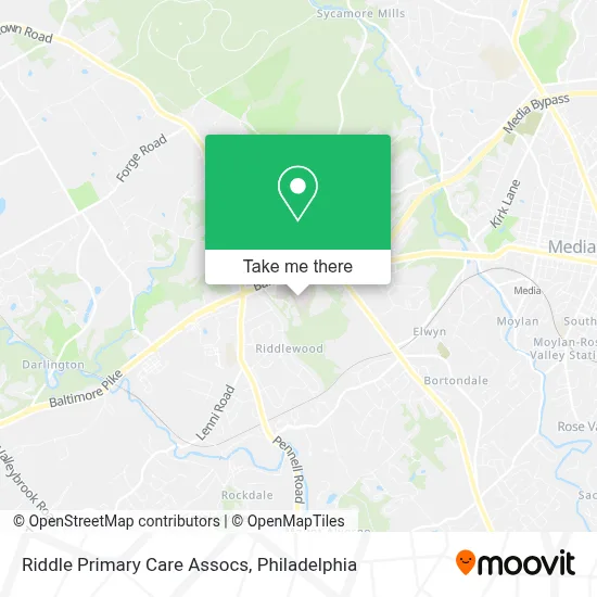 Riddle Primary Care Assocs map