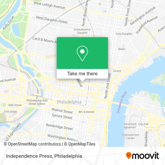 Independence Press map