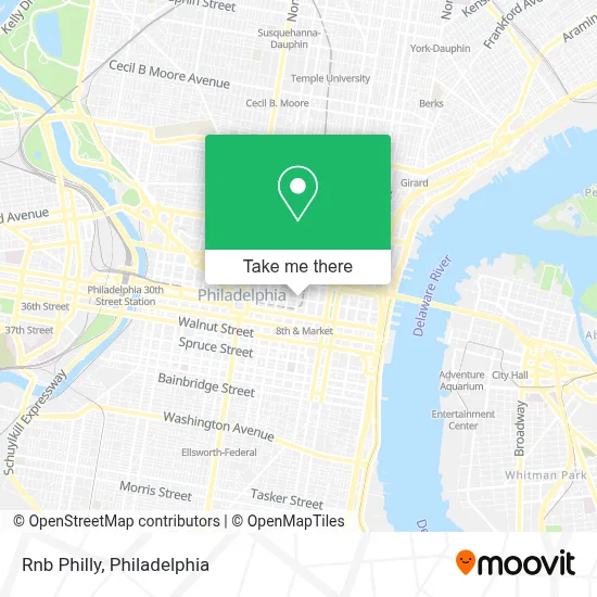 Rnb Philly map