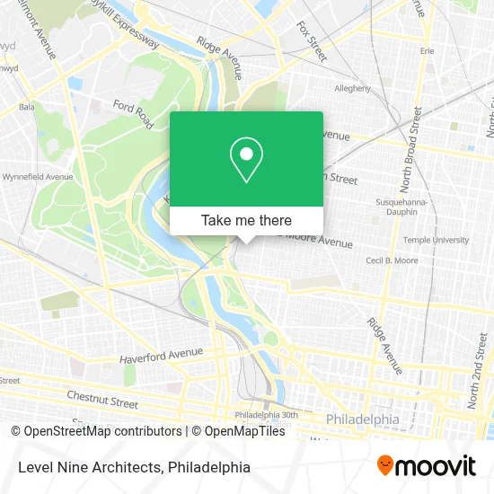 Level Nine Architects map