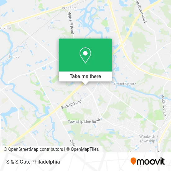 S & S Gas map