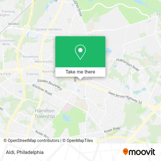 Aldi map