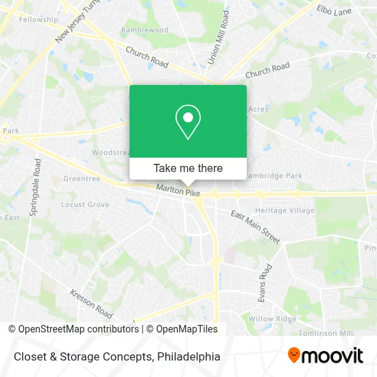 Closet & Storage Concepts map
