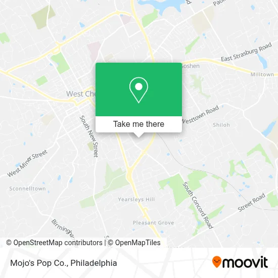 Mojo's Pop Co. map