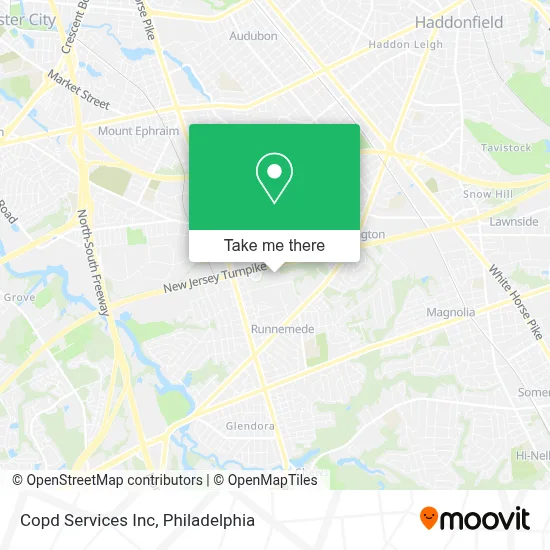 Copd Services Inc map