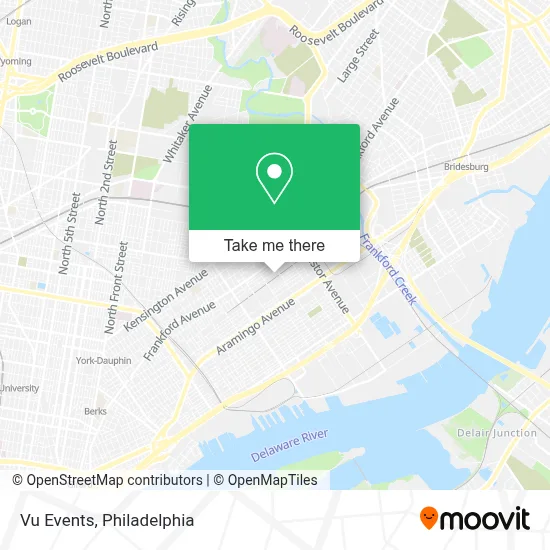 Vu Events map
