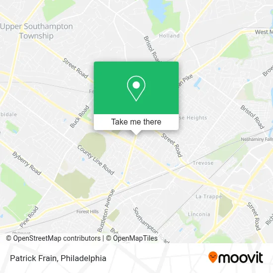 Patrick Frain map