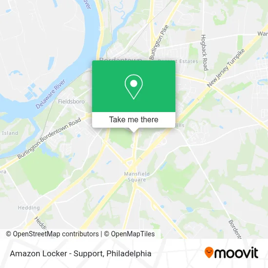 Amazon Locker - Support map