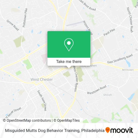 Misguided Mutts Dog Behavior Training map
