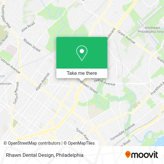 Rhawn Dental Design map