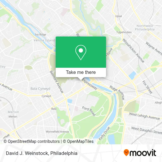 David J. Weinstock map