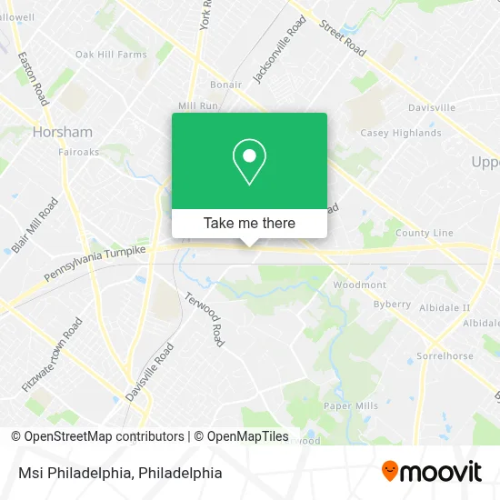 Msi Philadelphia map