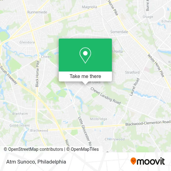 Atm Sunoco map