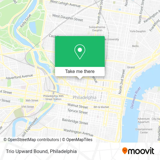 Trio Upward Bound map