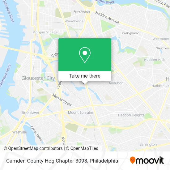 Camden County Hog Chapter 3093 map