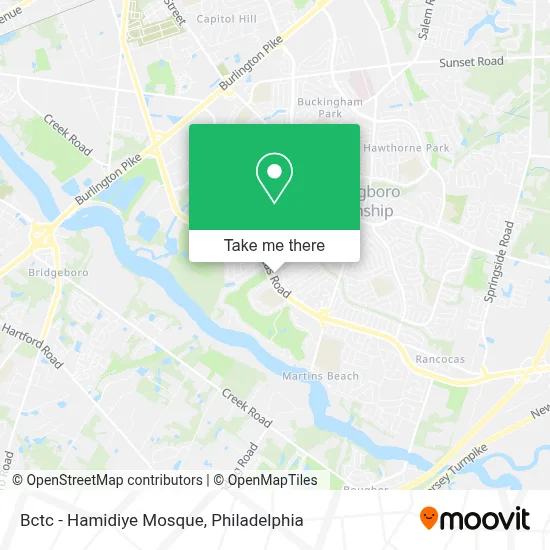 Bctc - Hamidiye Mosque map