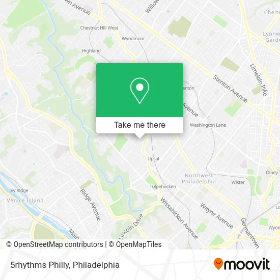 5rhythms Philly map