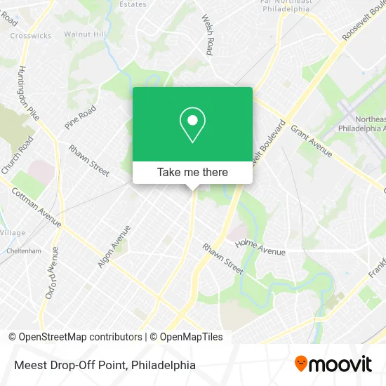 Meest Drop-Off Point map