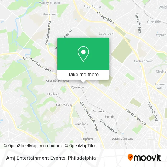 Amj Entertainment Events map