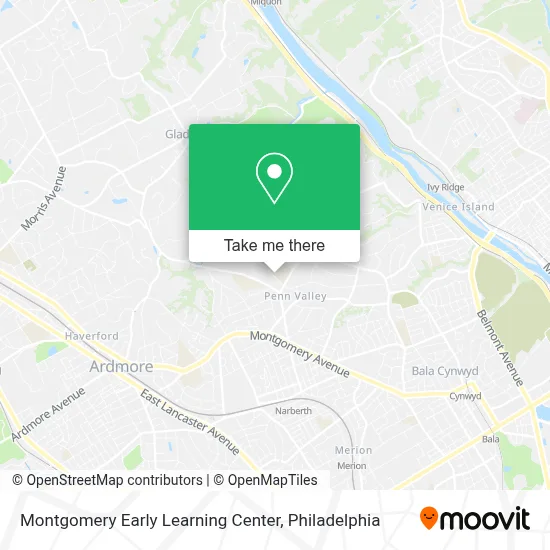 Montgomery Early Learning Center map
