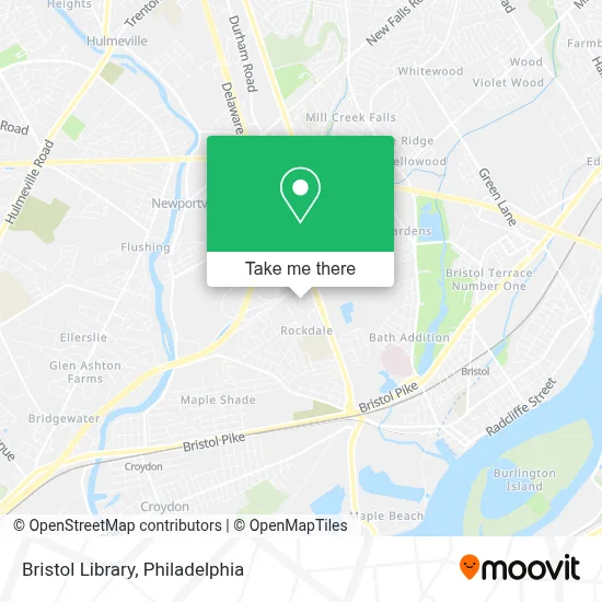 Bristol Library map