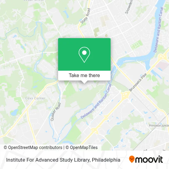 Institute For Advanced Study Library map