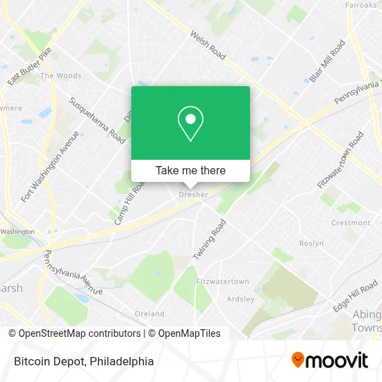 Bitcoin Depot map