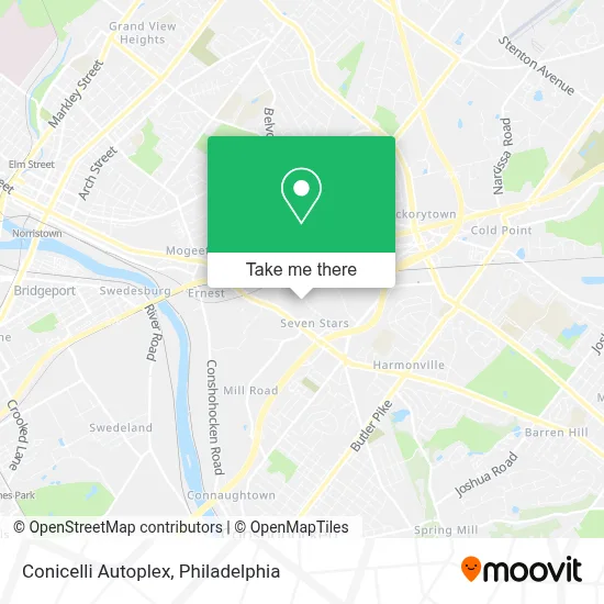 Conicelli Autoplex map