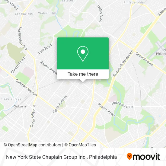 New York State Chaplain Group Inc. map