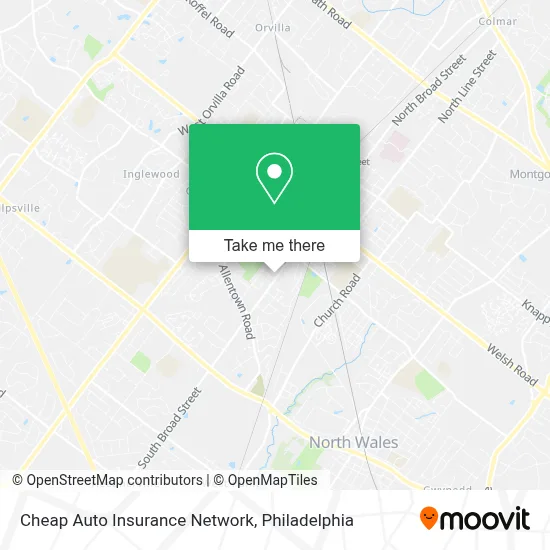 Cheap Auto Insurance Network map