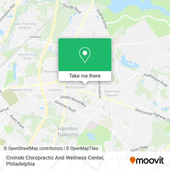 Civinski Chiropractic And Wellness Center map