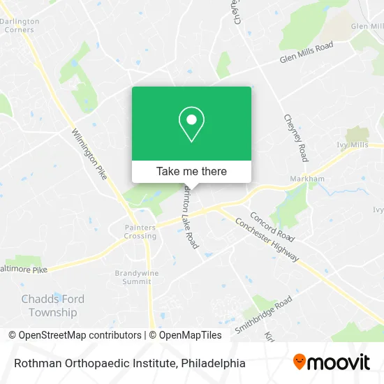 Rothman Orthopaedic Institute map