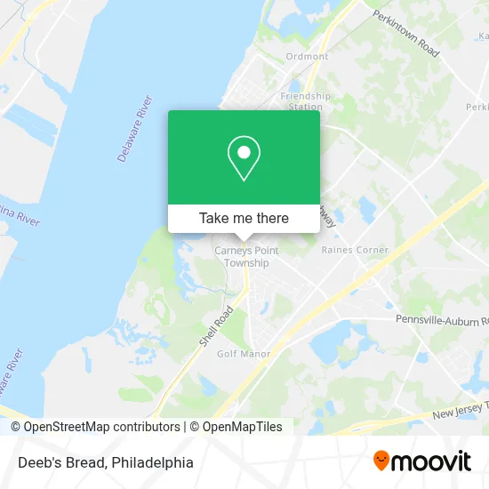 Deeb's Bread map