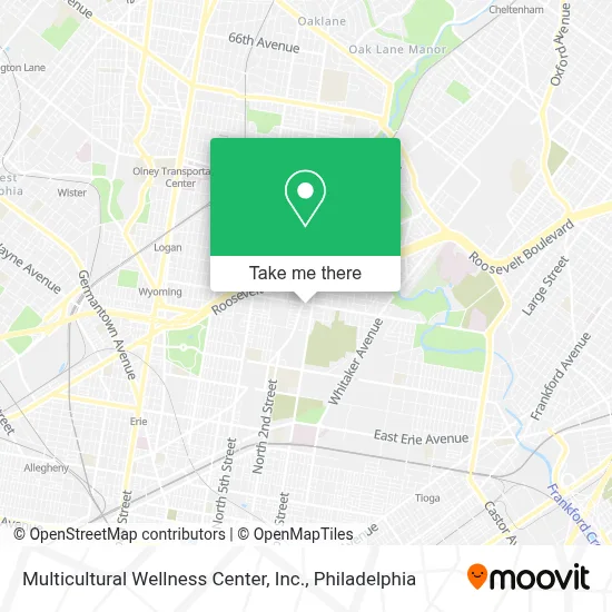 Multicultural Wellness Center, Inc. map