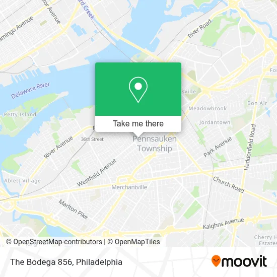The Bodega 856 map