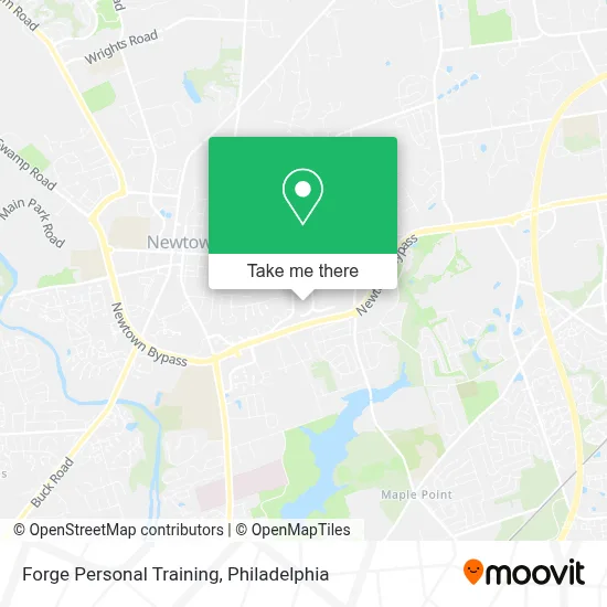 Forge Personal Training map