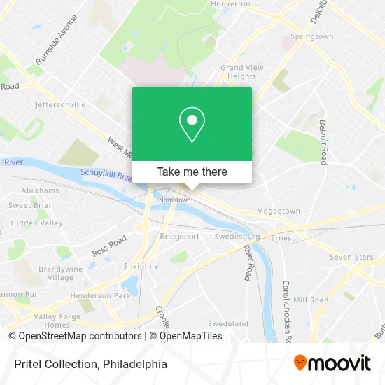 Pritel Collection map