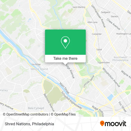 Shred Nations map