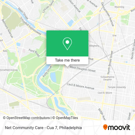 Net Community Care - Cua 7 map