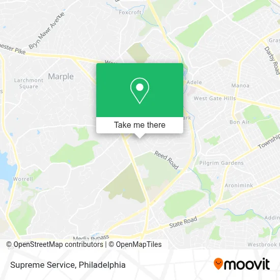 Supreme Service map