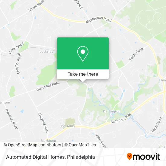 Automated Digital Homes map