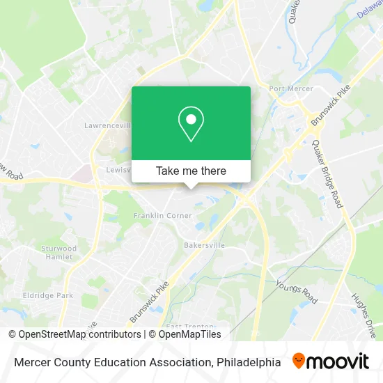 Mercer County Education Association map