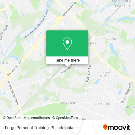 Forge Personal Training map