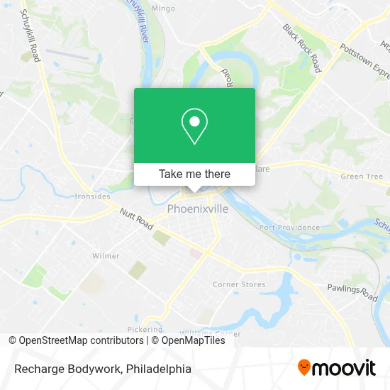 Recharge Bodywork map