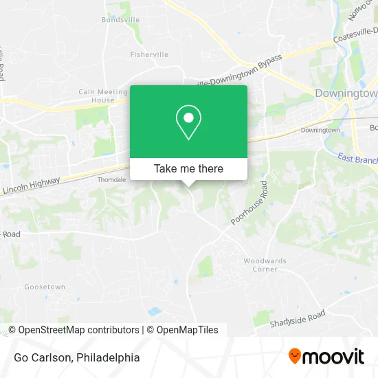 Go Carlson map