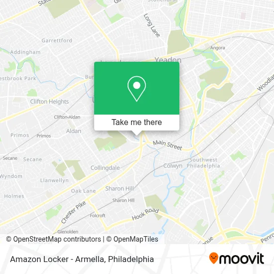 Amazon Locker - Armella map