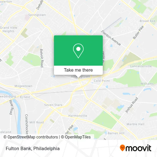 Fulton Bank map