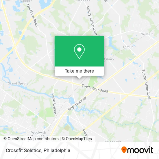 Crossfit Solstice map
