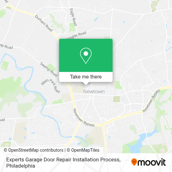 Experts Garage Door Repair Installation Process map